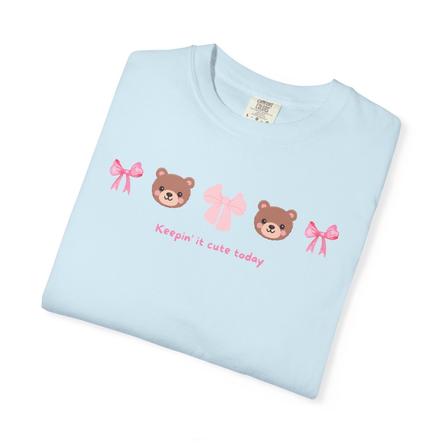 Coquette Bow Bear T-shirt - Keepin It Cute Today