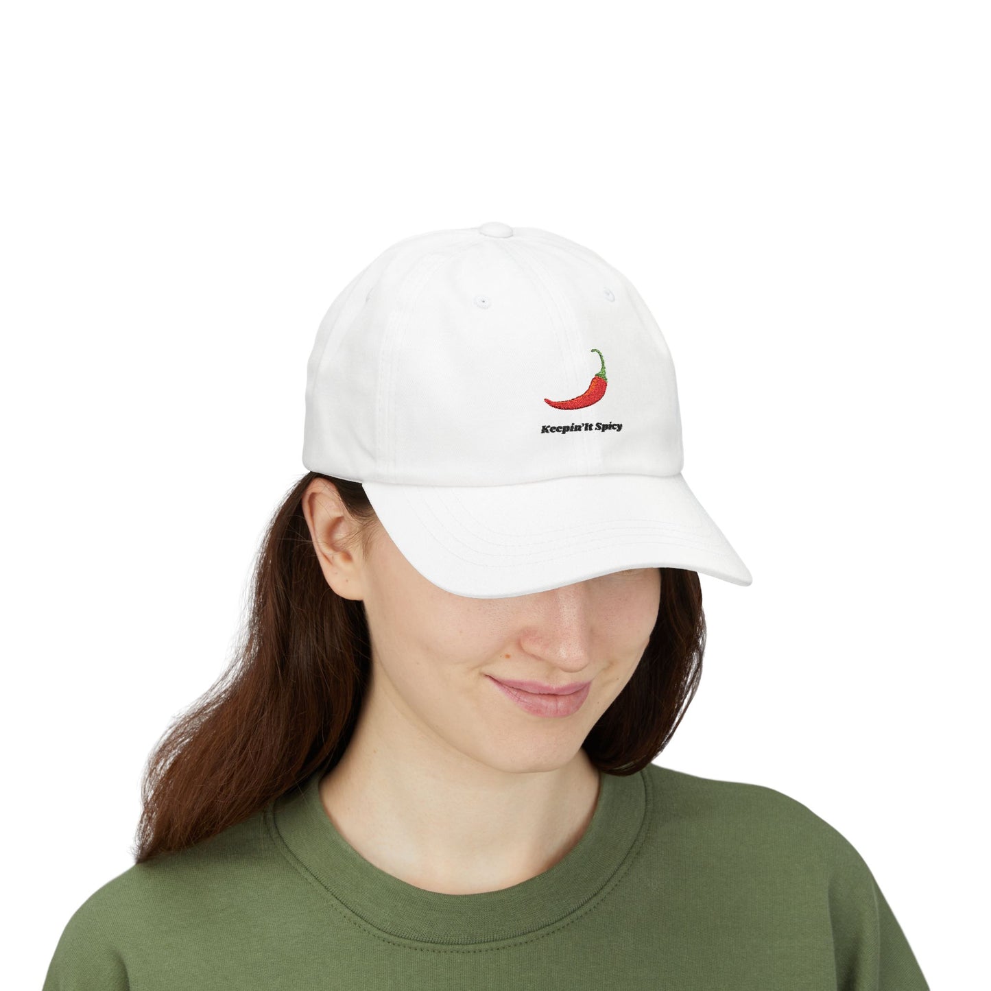 Dad Cap - Keepin' it Spicy Red Chili Design