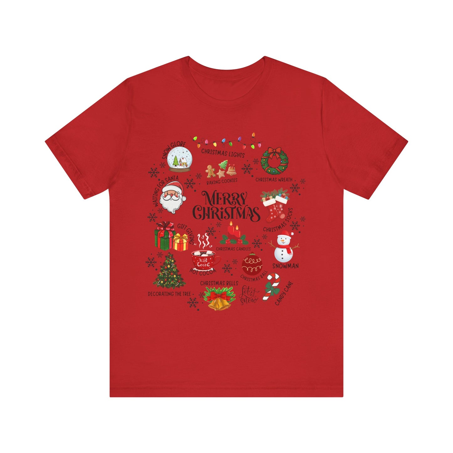 Christmas Unisex Tee - Merry Christmas All In