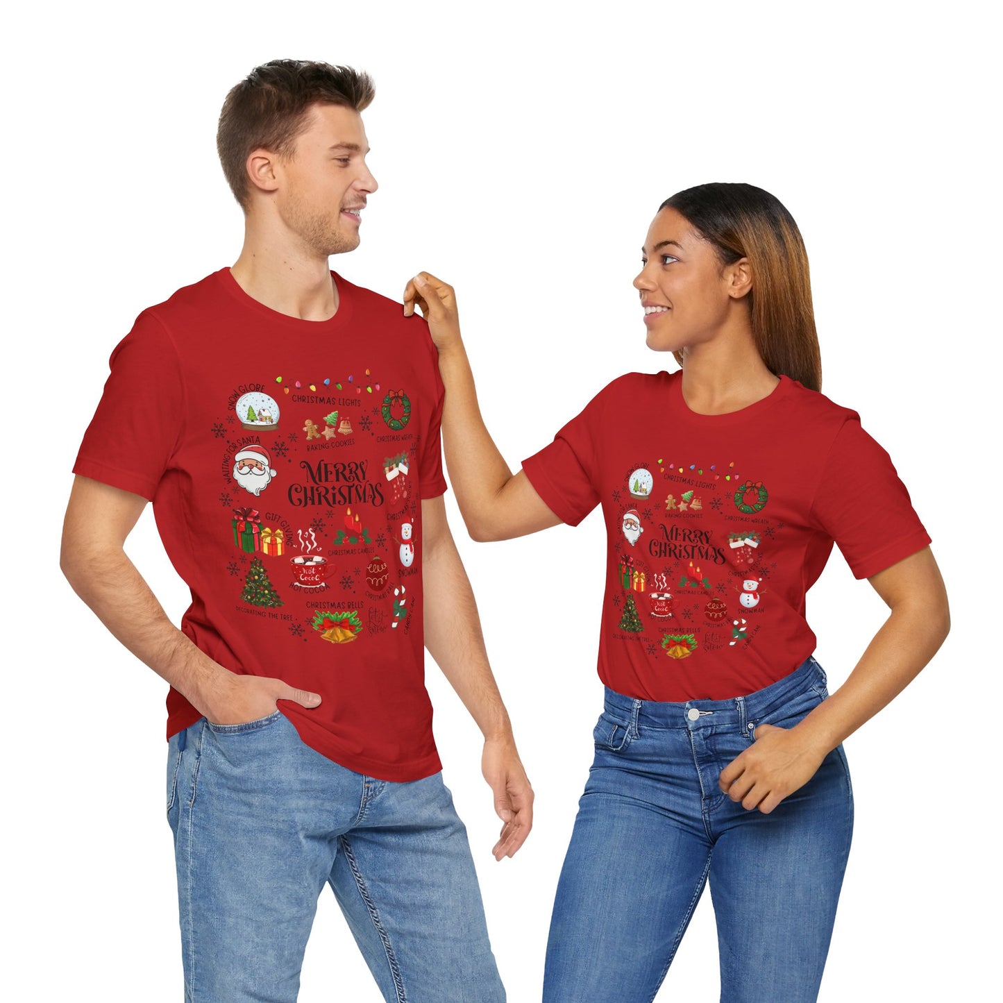 Christmas Unisex Tee - Merry Christmas All In