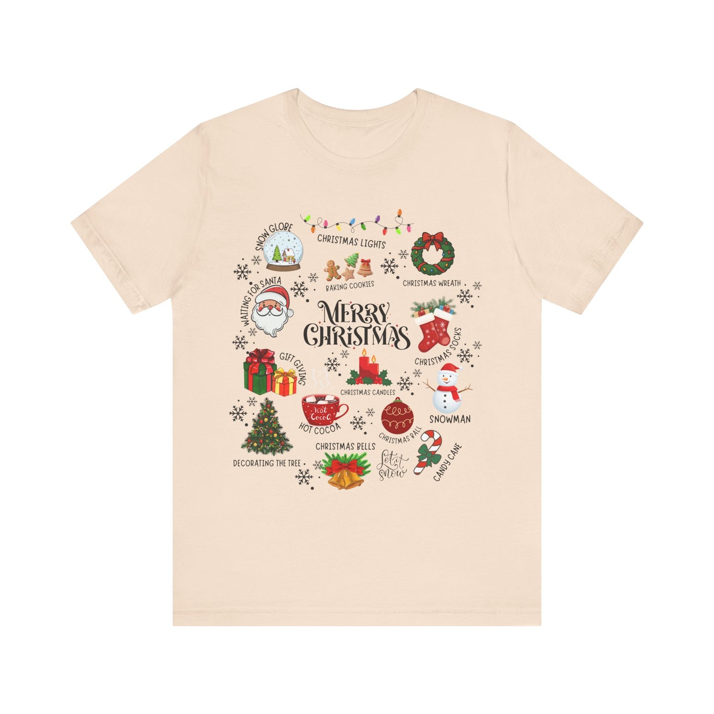 Christmas Unisex Tee - Merry Christmas All In
