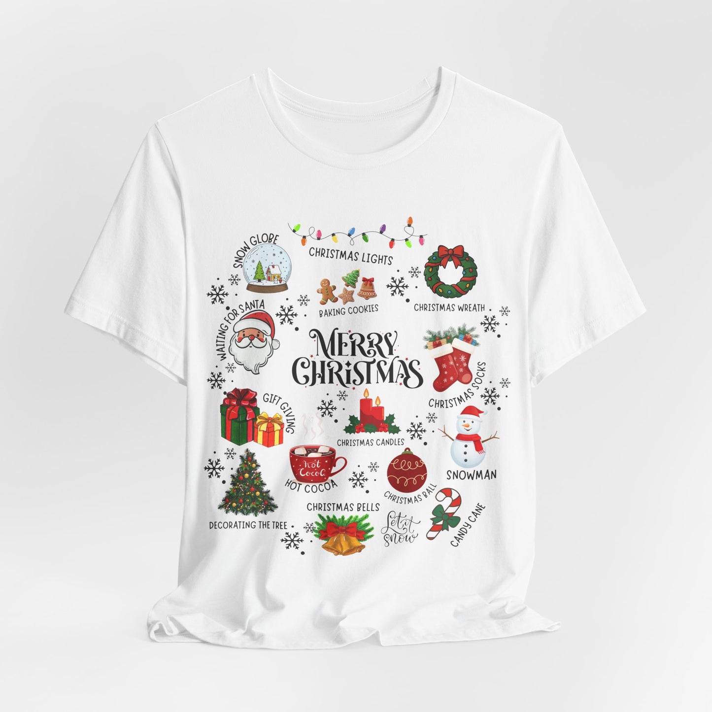 Christmas Unisex Tee - Merry Christmas All In