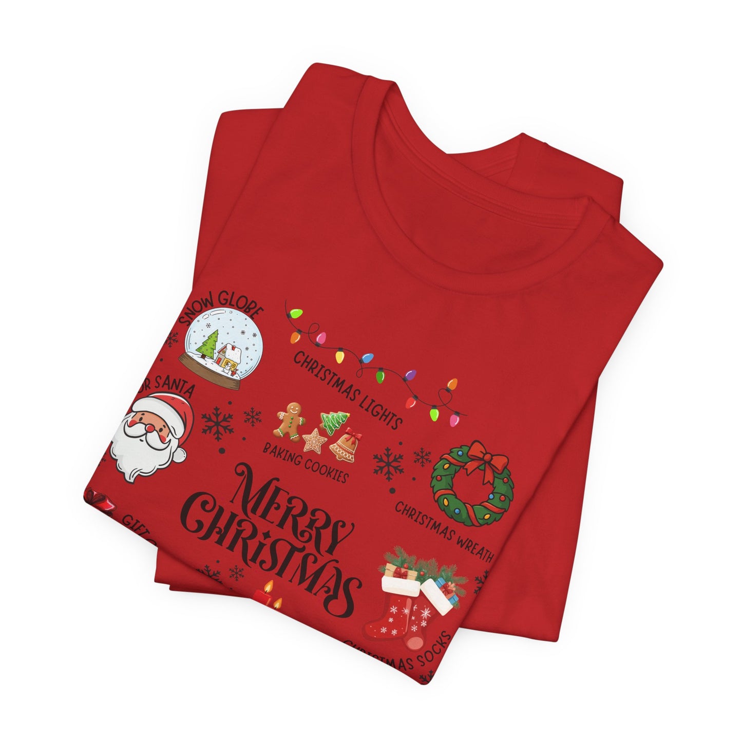 Christmas Unisex Tee - Merry Christmas All In