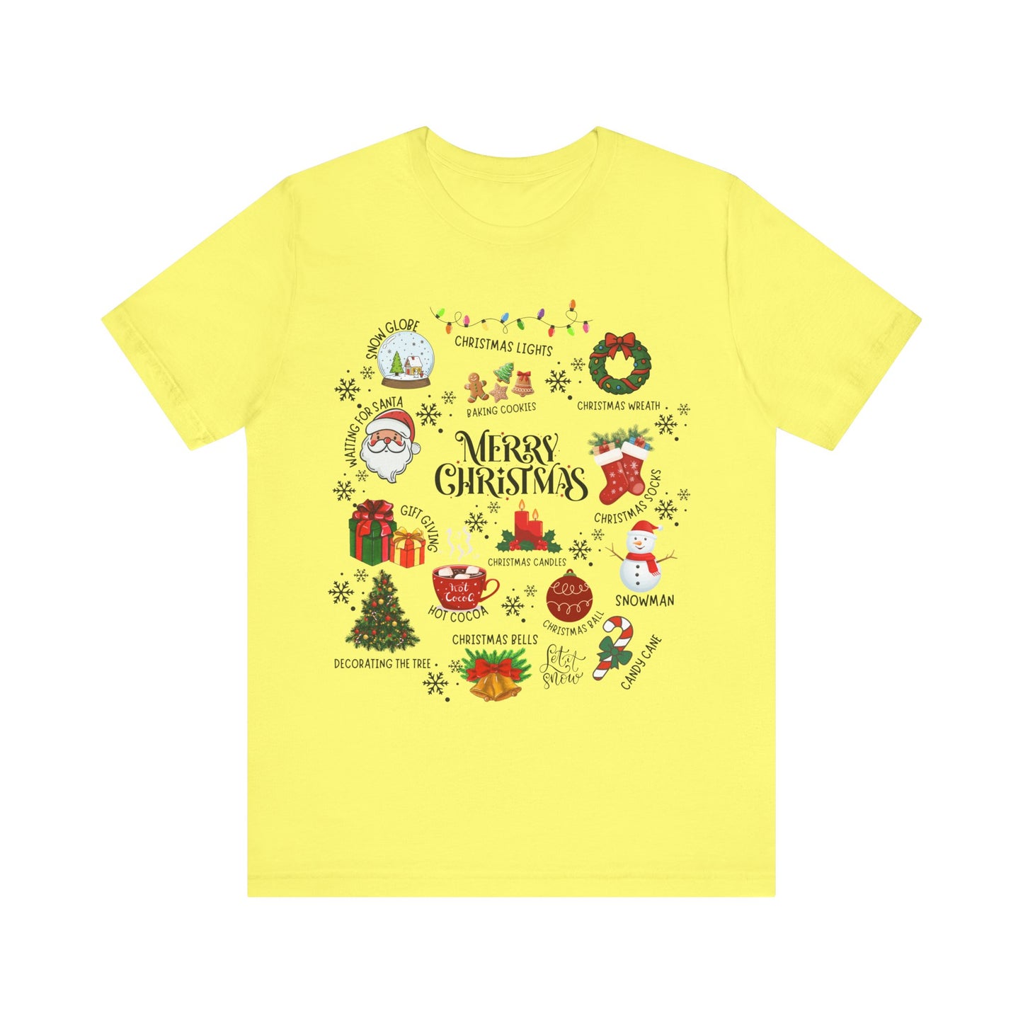 Christmas Unisex Tee - Merry Christmas All In
