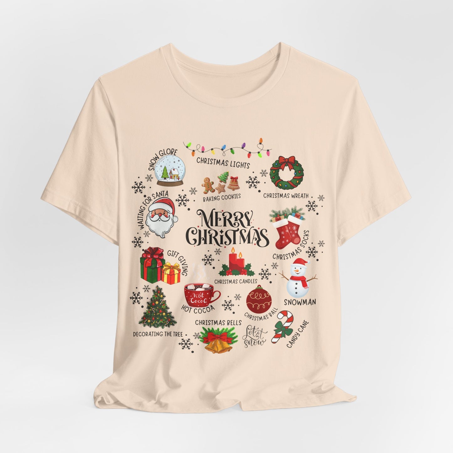 Christmas Unisex Tee - Merry Christmas All In