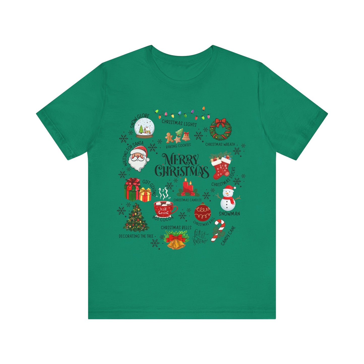 Christmas Unisex Tee - Merry Christmas All In