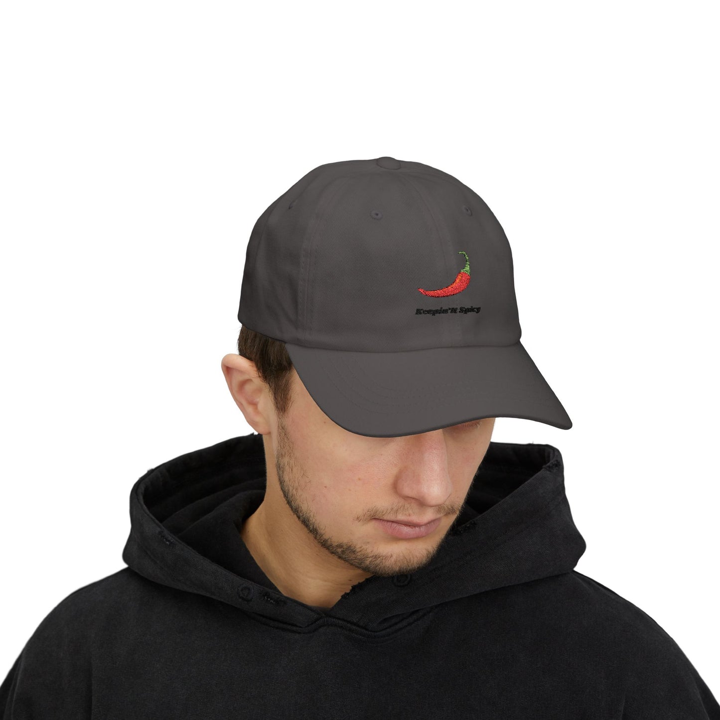 Dad Cap - Keepin' it Spicy Red Chili Design