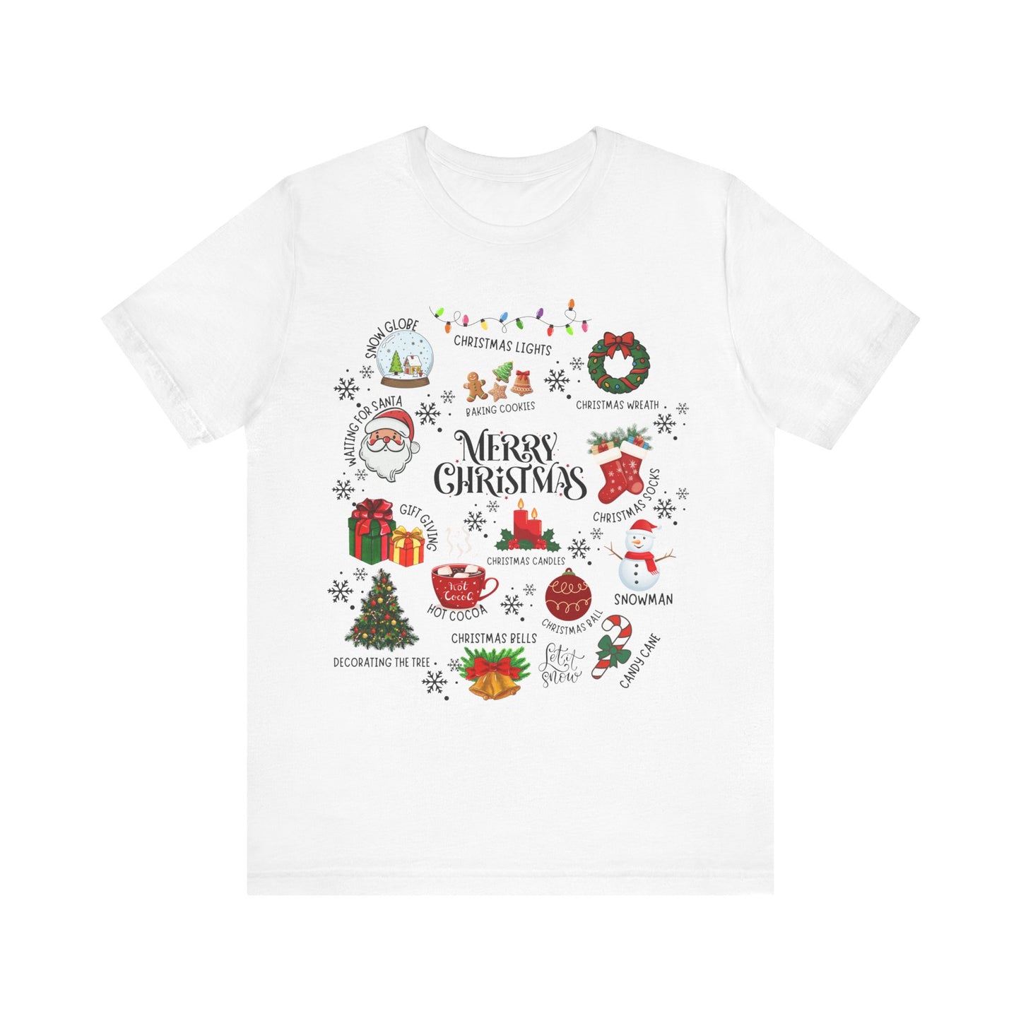 Christmas Unisex Tee - Merry Christmas All In