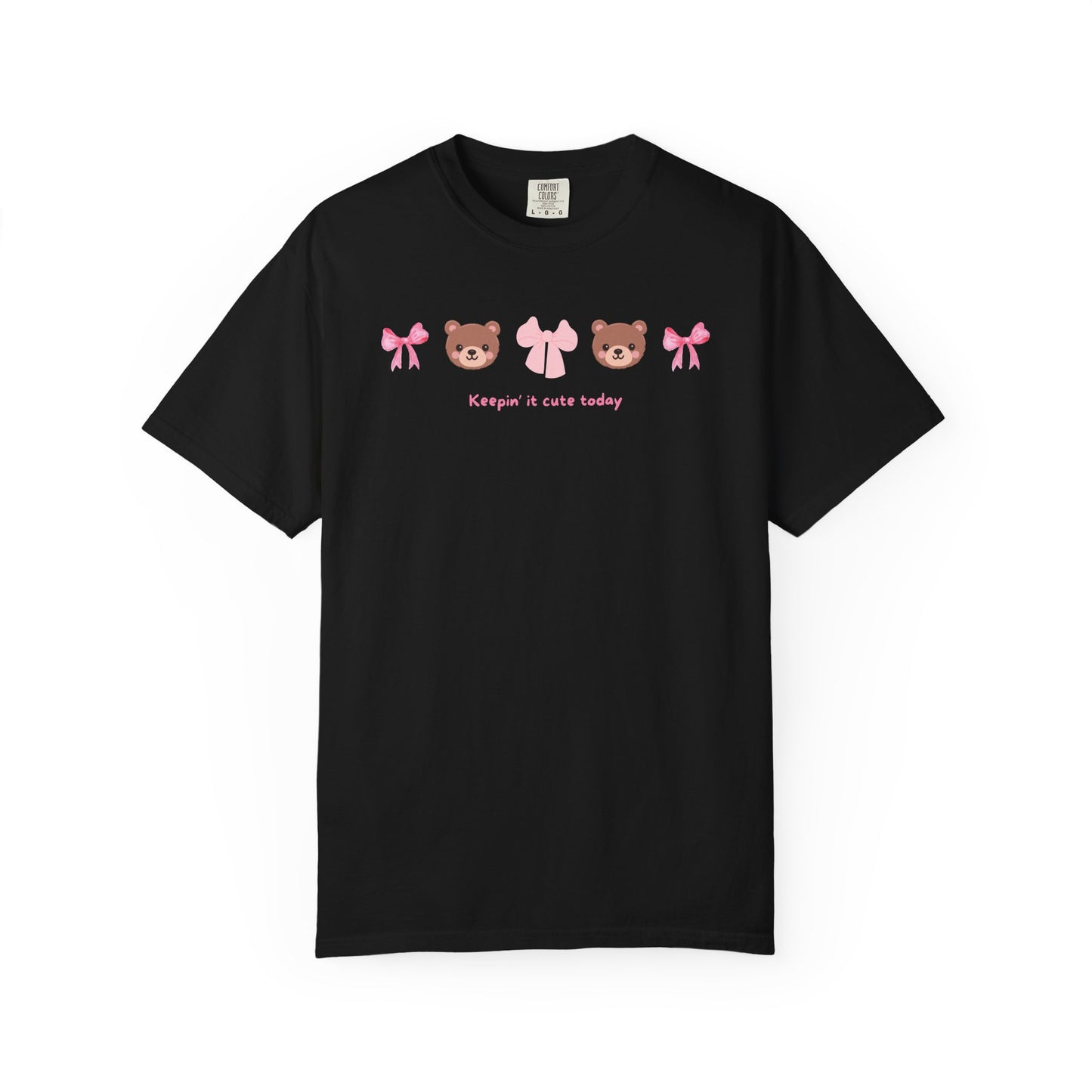 Coquette Bow Bear T-shirt - Keepin It Cute Today
