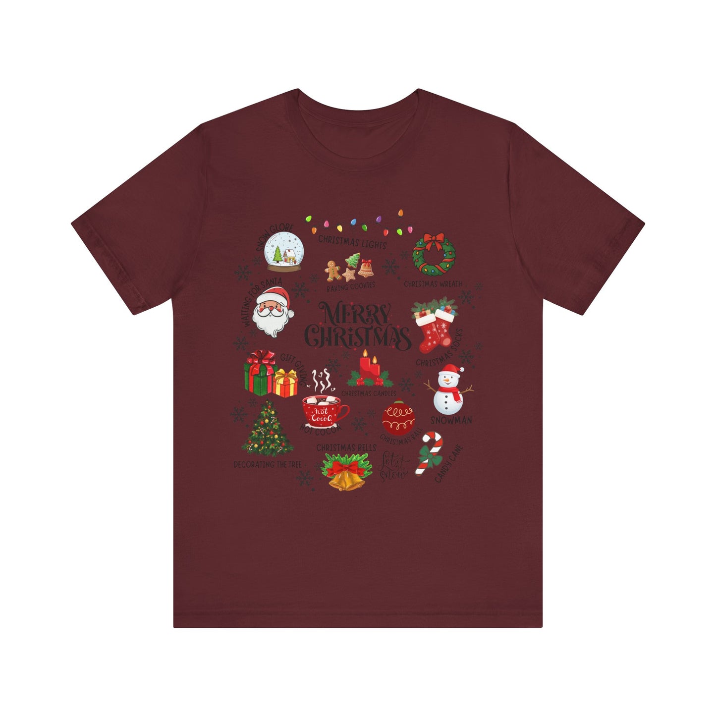 Christmas Unisex Tee - Merry Christmas All In