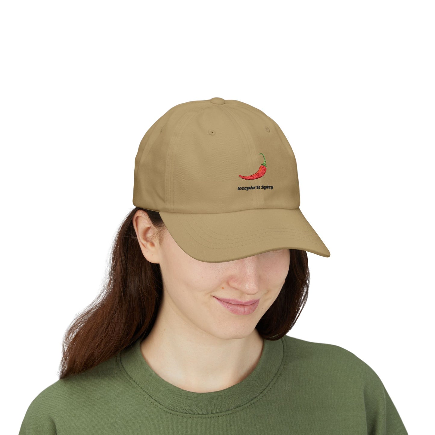 Dad Cap - Keepin' it Spicy Red Chili Design
