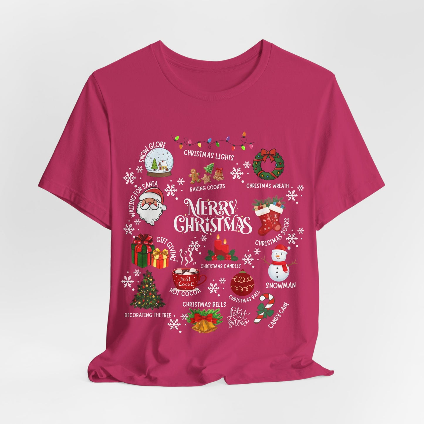 Christmas Unisex Tee - Merry Christmas All In