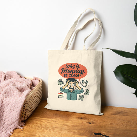 Cotton Canvas Tote Bag, Reusable Shopping Bag, Funny Tote, Eco-Friendly Bag, Grocery Bag, Market Bag