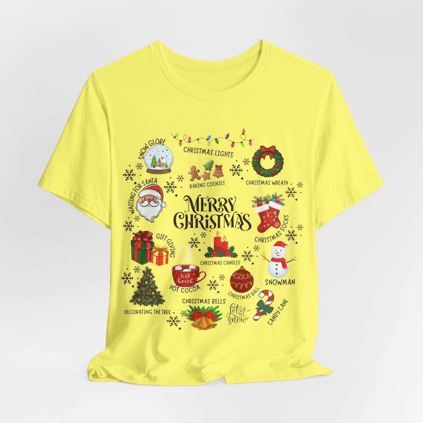 Christmas Unisex Tee - Merry Christmas All In