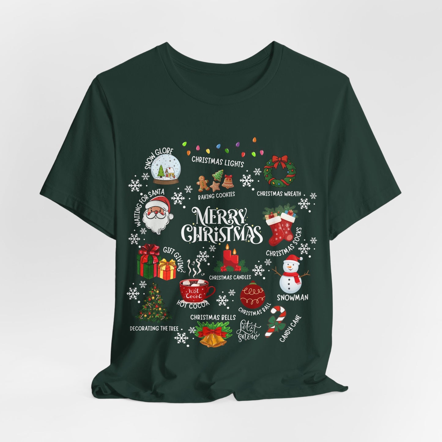 Christmas Unisex Tee - Merry Christmas All In