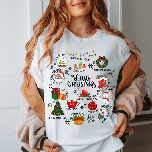 Christmas Unisex Tee - Merry Christmas All In