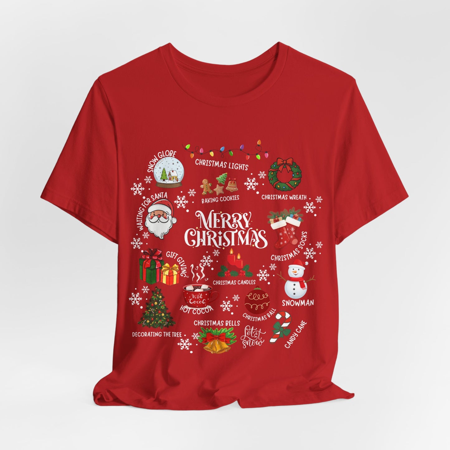 Christmas Unisex Tee - Merry Christmas All In