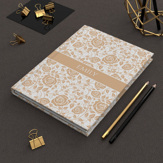 Personalized Floral Journal - 11 Designs, Custom Name Gift Notebook